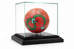 Balones de México pintados a mano